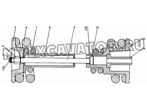 Механизм сдавания Промтрактор ТГ-503