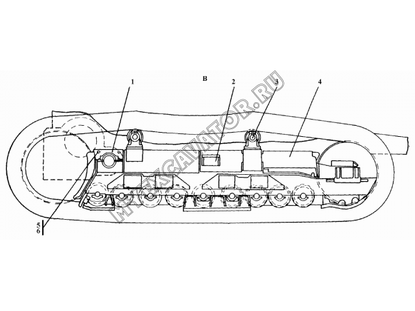 Система ходовая Промтрактор ТГ-503