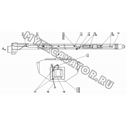 Электрооборудование стрелы грузовой