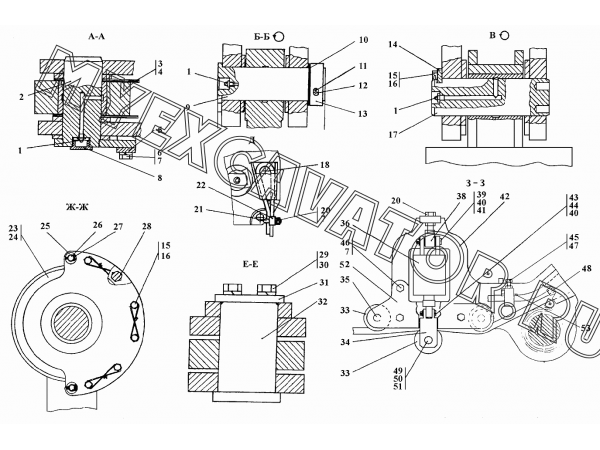 Установка стрелы и полиспастов Промтрактор ТГ-301