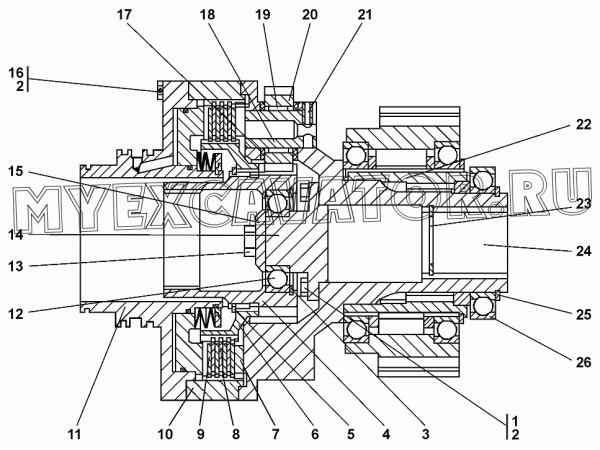 Фрикцион Промтрактор ТГ-301
