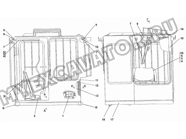 Кабина Промтрактор ТГ-301