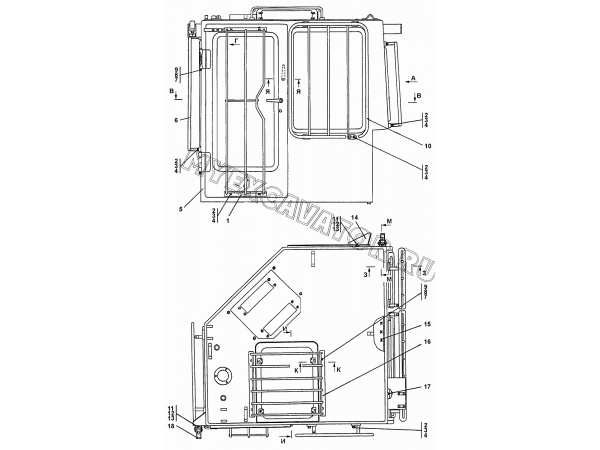 Кабина Промтрактор ТГ-301