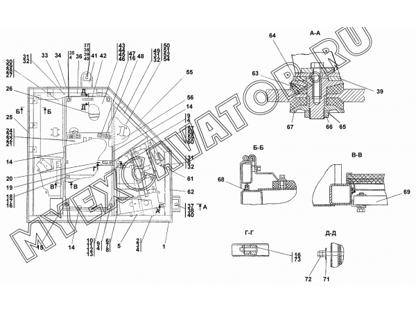 Пол Промтрактор ТГ-301
