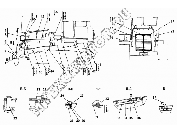Облицовка Промтрактор ТГ-301