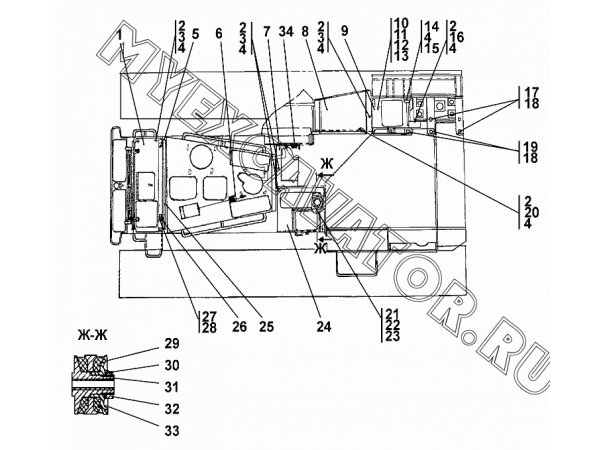 Облицовка Промтрактор ТГ-301
