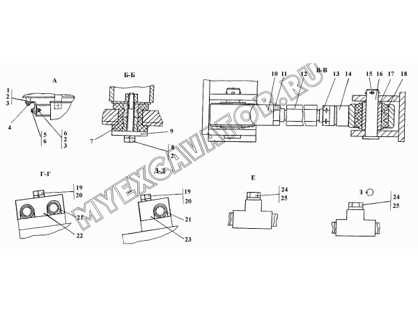 Установка топливного бака Промтрактор ТГ-221