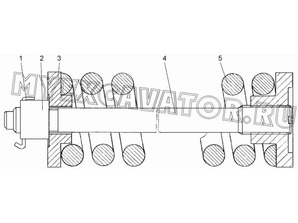 Механизм сдавания Промтрактор Т-9.01