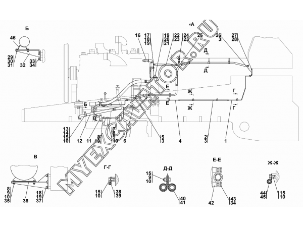 Установка системы подогрева Промтрактор Т-40.01