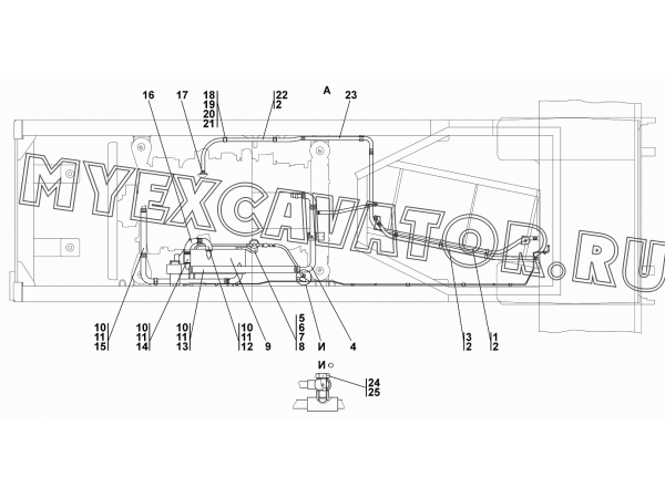 Установка системы подогрева Промтрактор Т-40.01