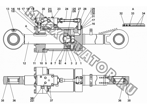 Гидрораскос Промтрактор Т-40.01