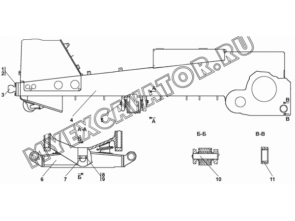 Рама Промтрактор Т-40.01