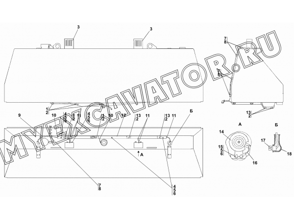 Электрооборудование топливного бака Промтрактор Т-40.01