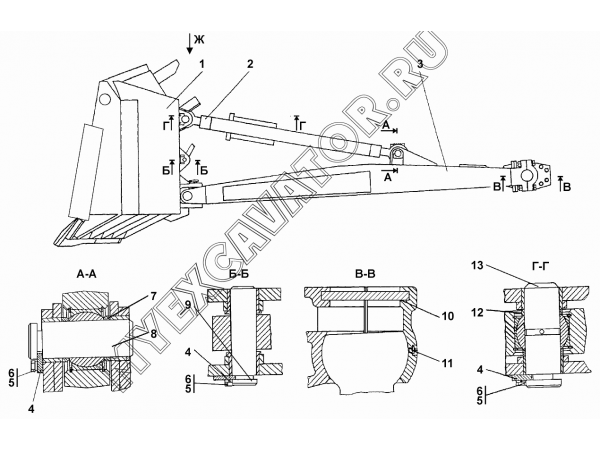 Оборудование бульдозерное Промтрактор Т-35.01
