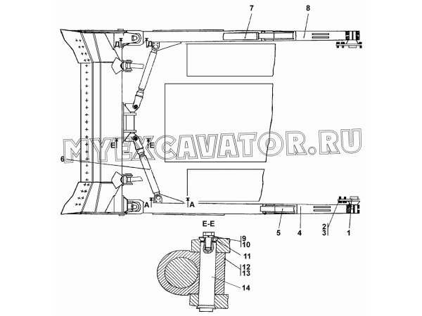 Оборудование бульдозерное Промтрактор Т-35.01
