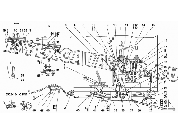 Управление трактором Промтрактор Т-35.01