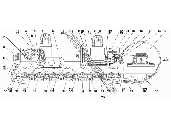 Тележка Промтрактор Т-35.01