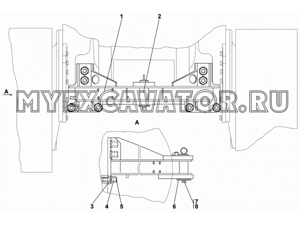Установка прицепного устройства Промтрактор Т-35.01