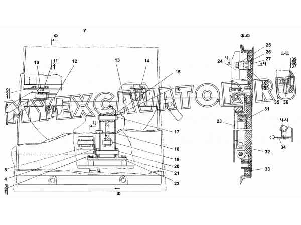 Кабина Промтрактор Т-35.01