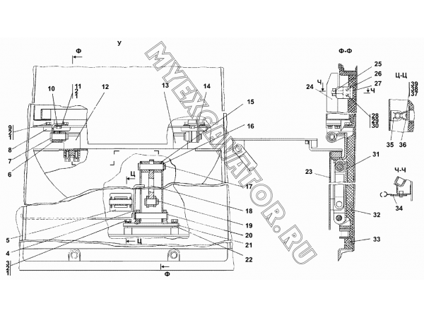 Кабина Промтрактор Т-35.01