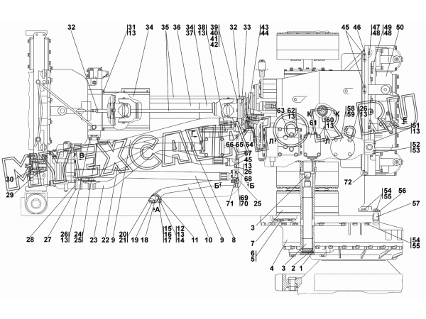 Установка трансмиссии Промтрактор Т-35.01