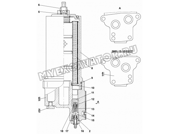 Фильтр Промтрактор Т-35.01
