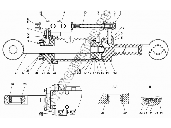 Гидрораскос d=160 Промтрактор Т-20.02