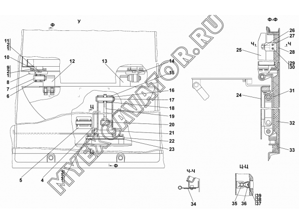 Кабина Промтрактор Т-20.02