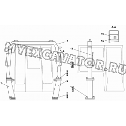 Установка защиты кабины