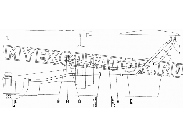 Установка системы подогрева Промтрактор Т-20.01