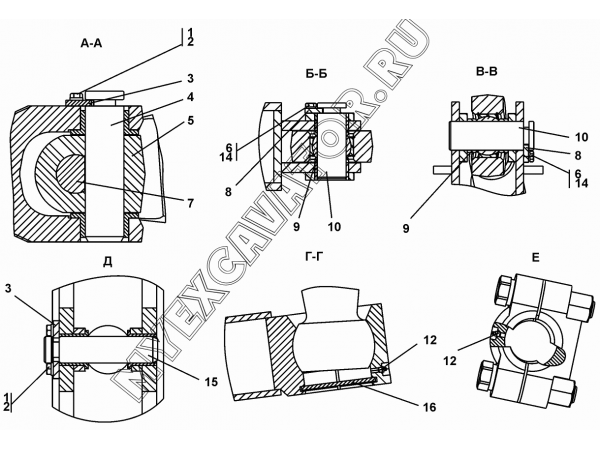 Оборудование бульдозерное сферическое Промтрактор Т-20.01