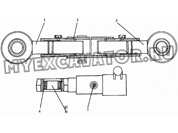 Раскос винтовой Промтрактор Т-20.01