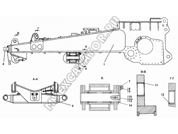 Рама Промтрактор Т-20.01