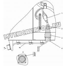 Установка жгута
