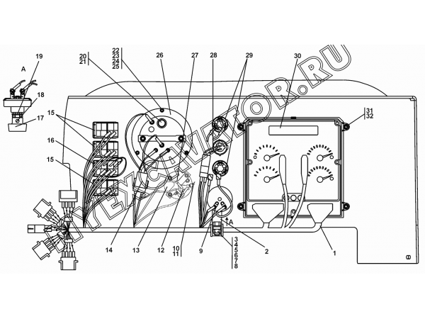 Щиток приборов Промтрактор Т-20.01