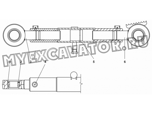 Раскос винтовой Промтрактор Т-11.02