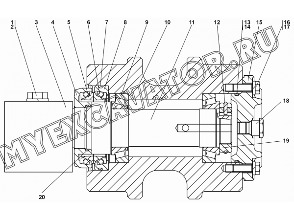 Каток поддерживающий Промтрактор Т-11.02