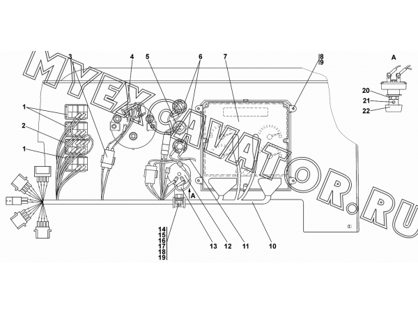 Щиток приборов Промтрактор Т-11.01
