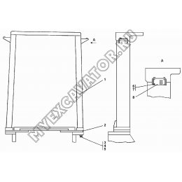 Установка защиты кабины