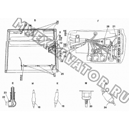 Электрооборудование крыши кабины