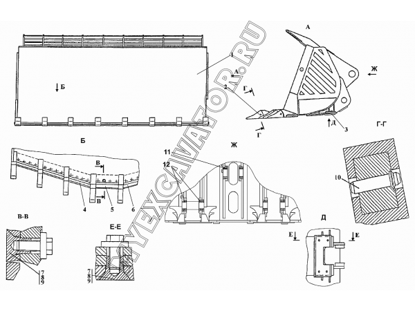 Ковш Промтрактор ПК-12.02