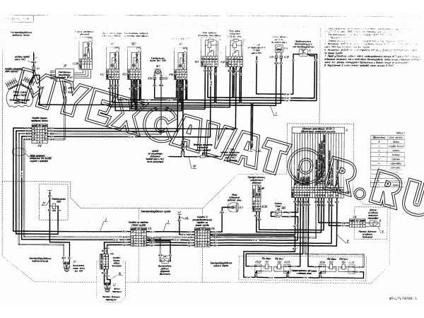 Схема электрооборудования МЗКМ КО-427