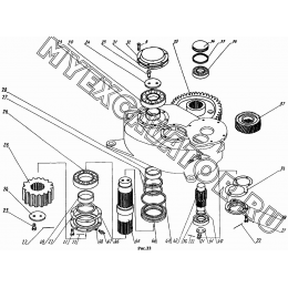 Механизм поворота 4125.85.00.000-01 Ковровец ЭО-4225