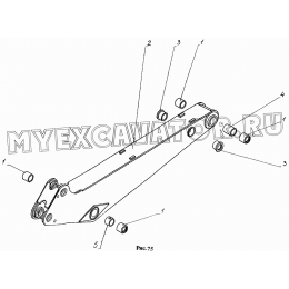 Рукоять 4125.30.60.000 Ковровец ЭО-4225