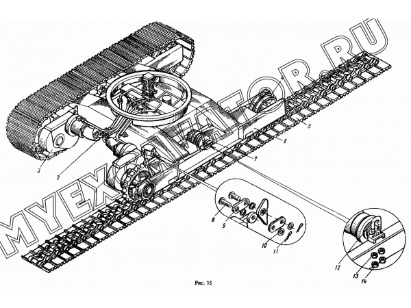 Тележка 4124.16.00.000-3 Ковровец ЭО-4124