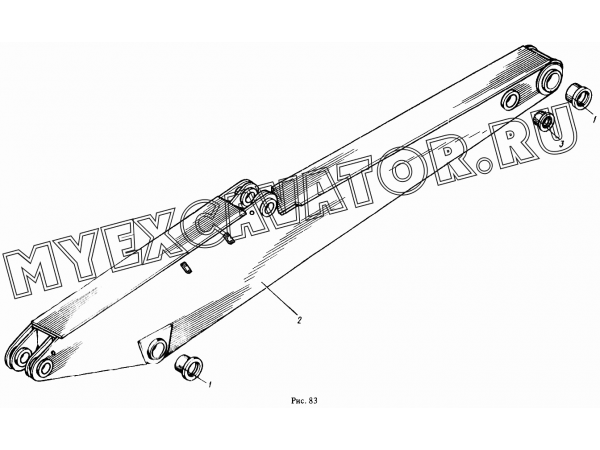 Рукоять 4121А.49.01.000 Ковровец ЭО-4121Б