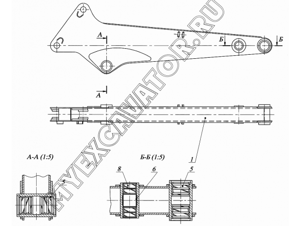 Рукоять 263.01.20.000 Ковровец ЕТ-26 (КиТ-26)