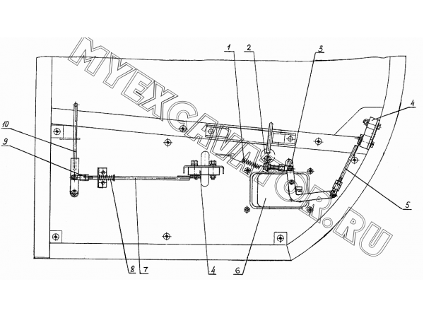 Установка замков 312-20-02.42.000 Ковровец ЕТ-26 (КиТ-26)