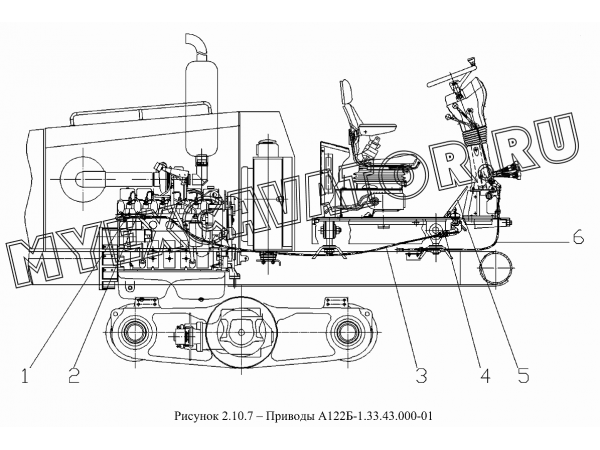 Приводы А122Б-1.33.43.000-01 Дормаш ДЗ-122Б