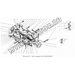 Мост передний ДЗ-122Б.03.00.000